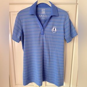 Kate Lord V-neck Polo for 2014 Open Championship at Royal Liverpool women's S